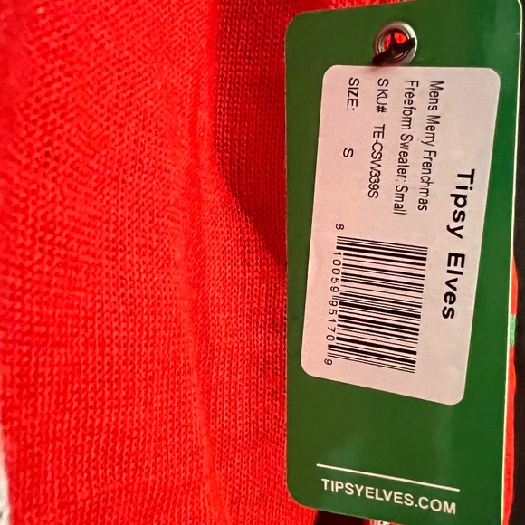 SALE TODAY!✨NWT 🆕 Fun Frenchie TIPSY ELVES Christmas/Holiday Sweater🎄 - Picture 8 of 8
